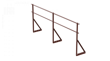 Ограждение кровли VEGA lite для фальцевой кровли 120 см