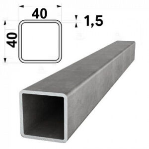 Труба профильная квадратная 40х40х1,5мм