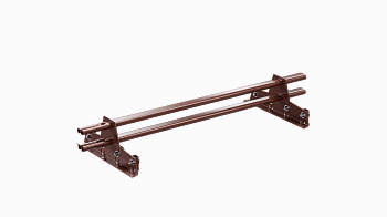 Снегозадержатель трубчатый VEGA Style 1,5 для фальцевой кровли 1 м