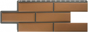 Фасадные панели "Камень венецианский", персик