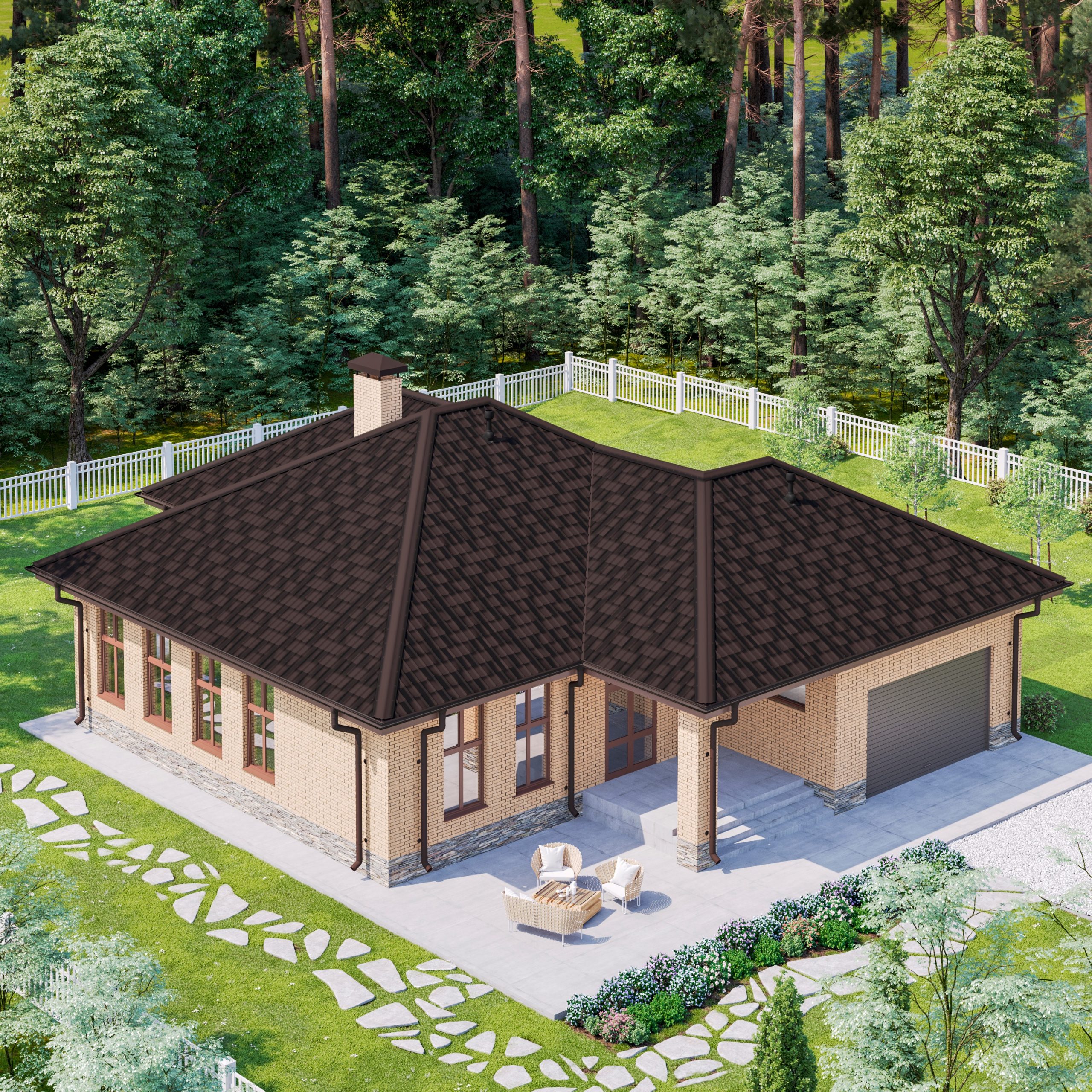 Черепица Ондувилла Брауни