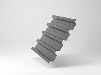 Профнастил оцинкованный Н60 (ширина 0,93/0,87)