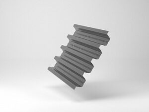 Профнастил оцинкованный Н75 (ширина 0,8/0,75)