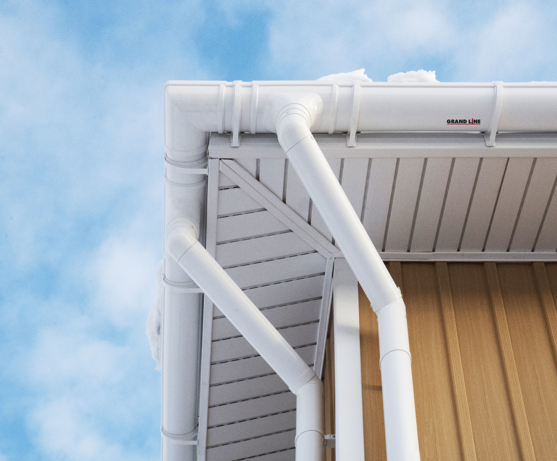 Софит без перфорации белый от Grand Line