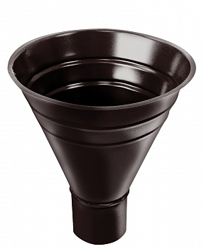 Воронка водосборная большая для ВС металл GL PU 250/90 мм