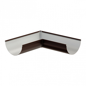 Водосток 185х150. ЖЕЛОБ УГЛОВОЙ 135 градусов