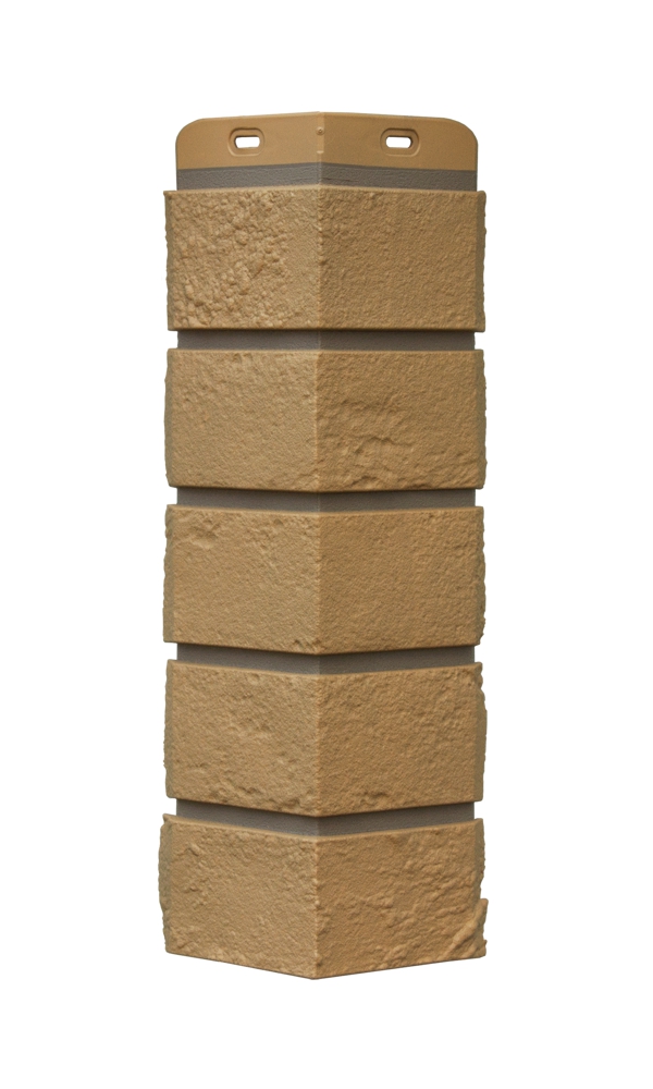 Угол Grand Line. Design Plus. Состаренный кирпич. Солома с темно-бежевым швом