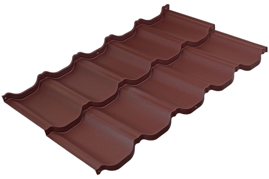 Модульная матовая металлочерепица Венеция V МАТТ 0,45 мм