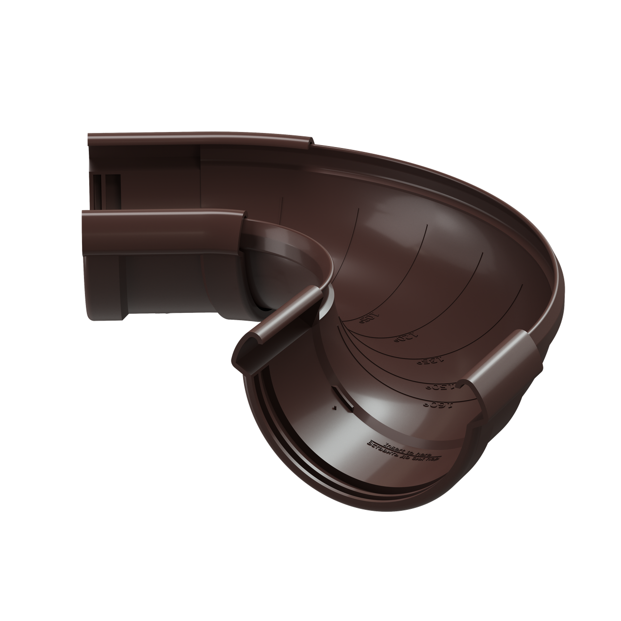 Угловой элемент желоба регулируемый 60-160°