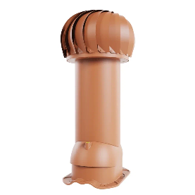 Роторная вентиляция для металлочерепицы "Венеция" ø110 мм, h-550 мм утепленная