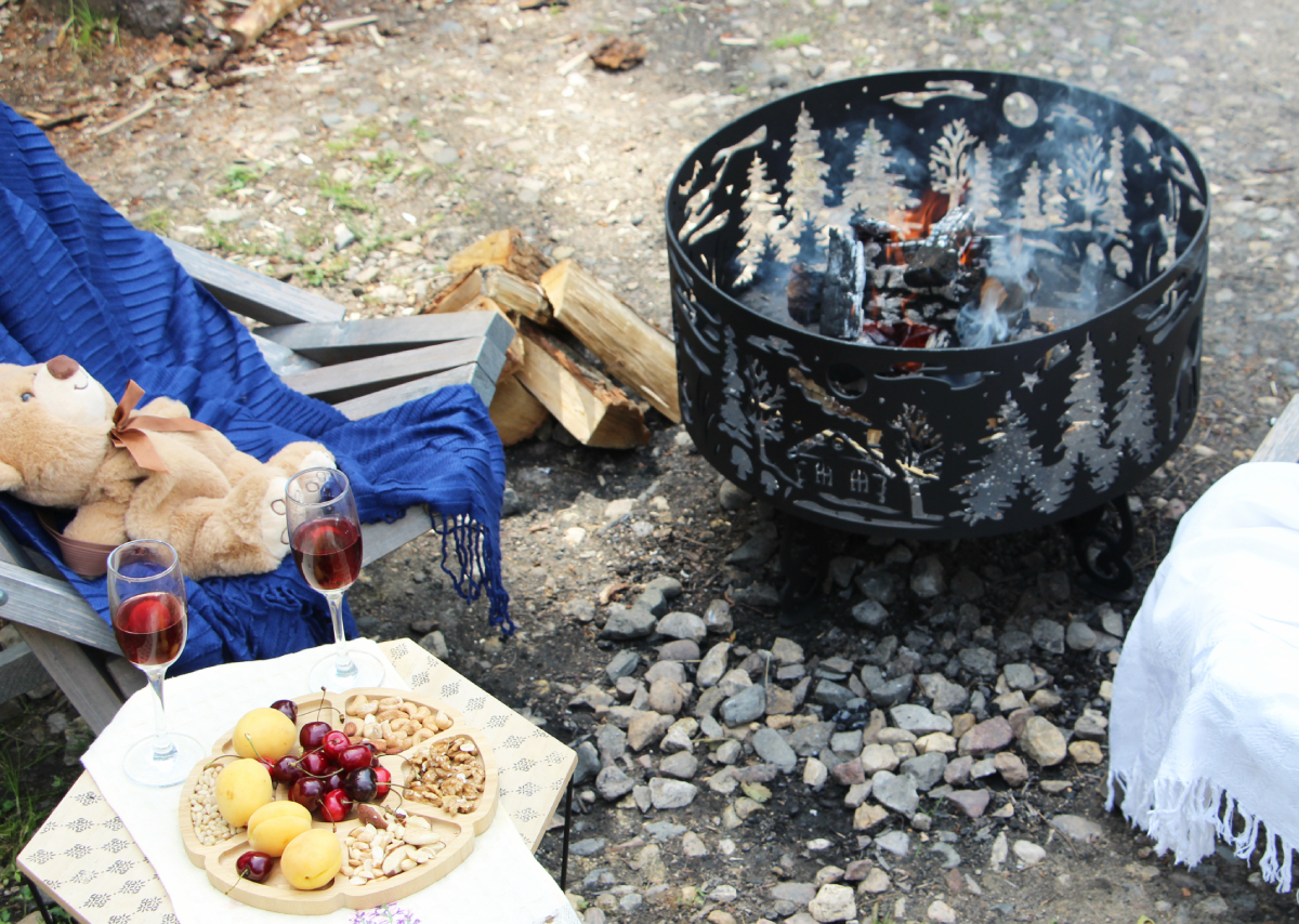 Костровая чаша "Ёжик в тумане" d=475 мм