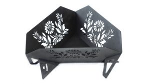 Костровый очаг треугольный "Ромашка"