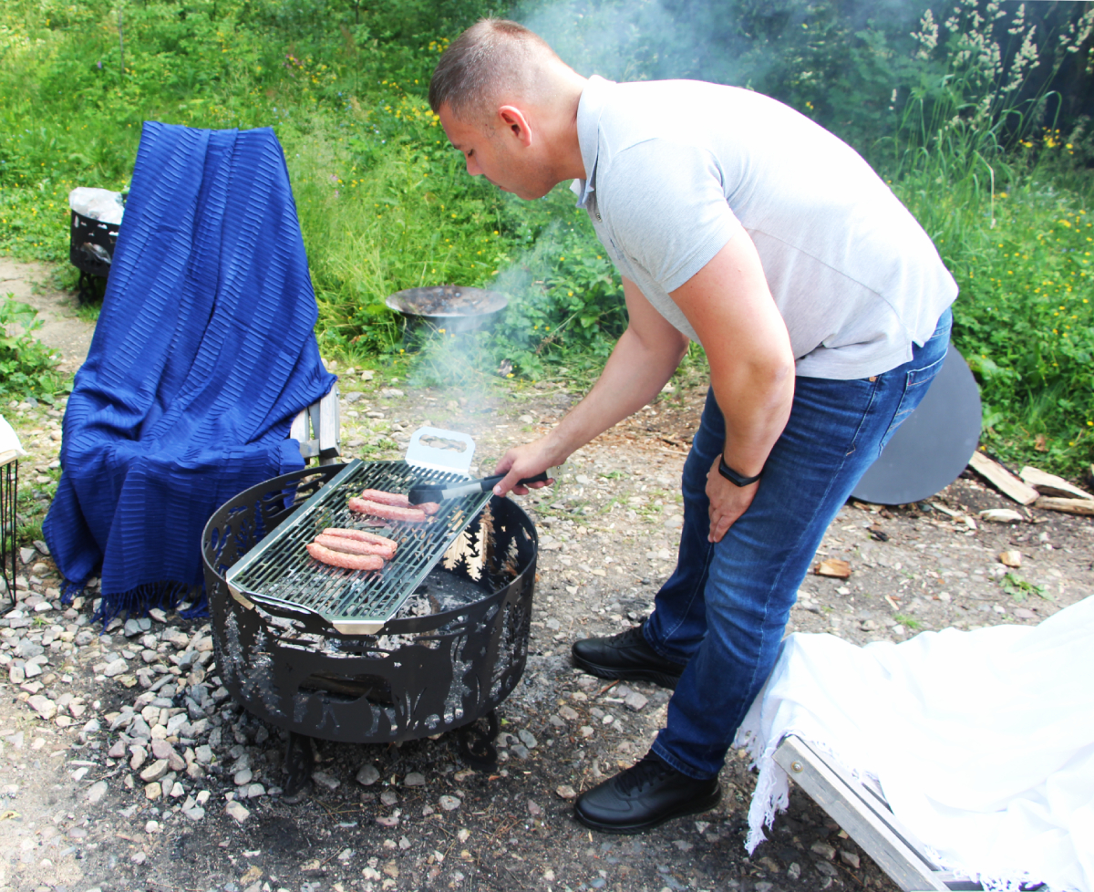 Решетка из нержавеющей стали 1,5 мм для чаши d=600 мм