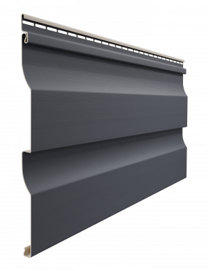 Сайдинг Döcke PREMIUM Корабельный брус D4.5D (Графит)