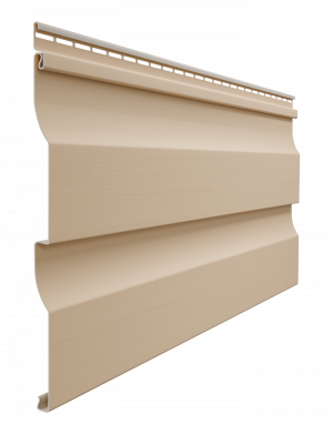 Сайдинг Döcke PREMIUM Корабельный брус D4.5D (Крем-брюле)