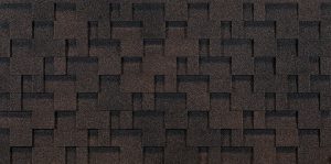 Гибкая битумная черепица Döcke Eurasia Лабиринт, Коричневый