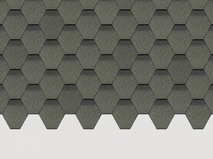 Мягкая кровля Döcke Standard Сота, Зеленый