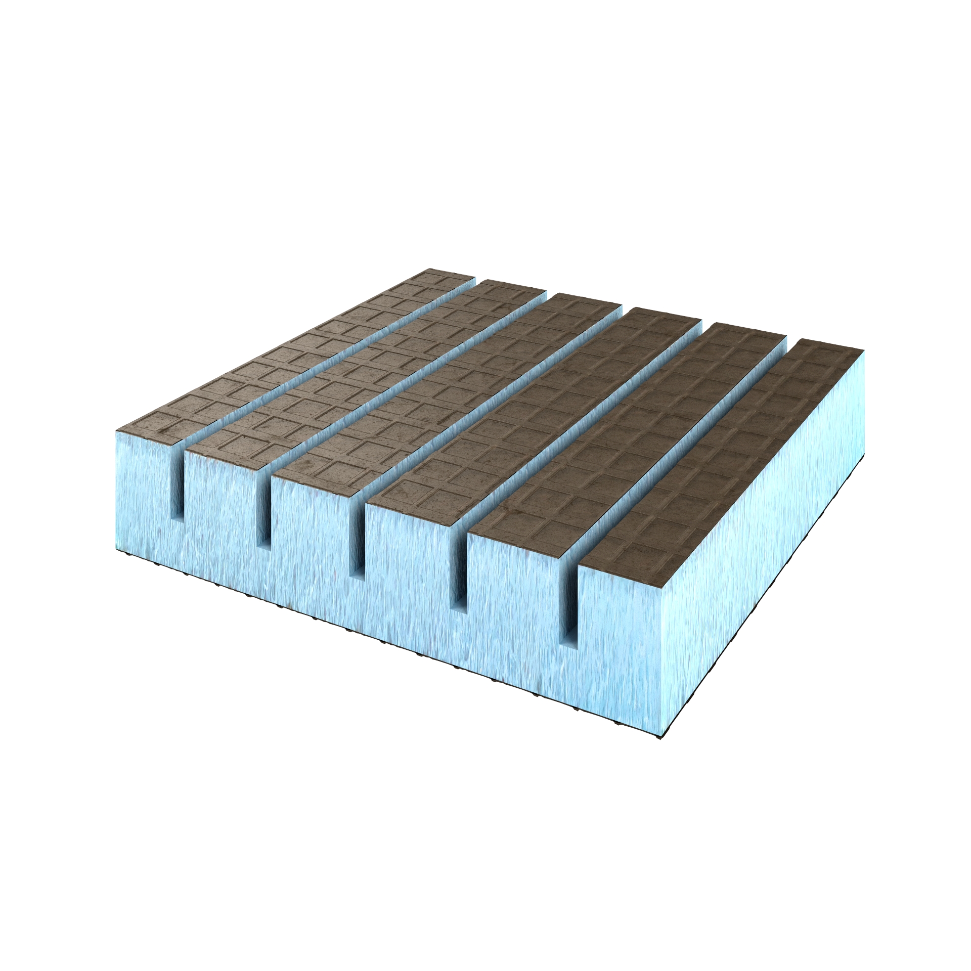 Плита теплоизоляционная Ruspanel RPG Real с двухсторонним армированием с поперечными пропилами