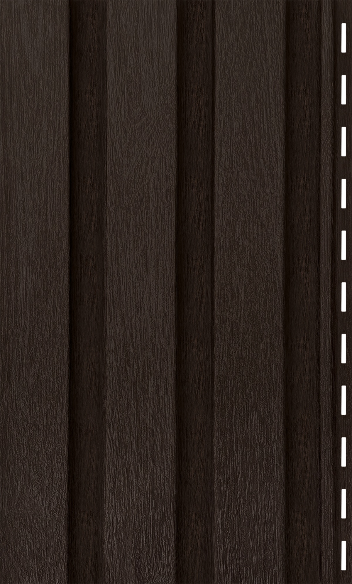 Сайдинг виниловый Timberblock РЕЙКА ФАСАДНАЯ орех тёмный