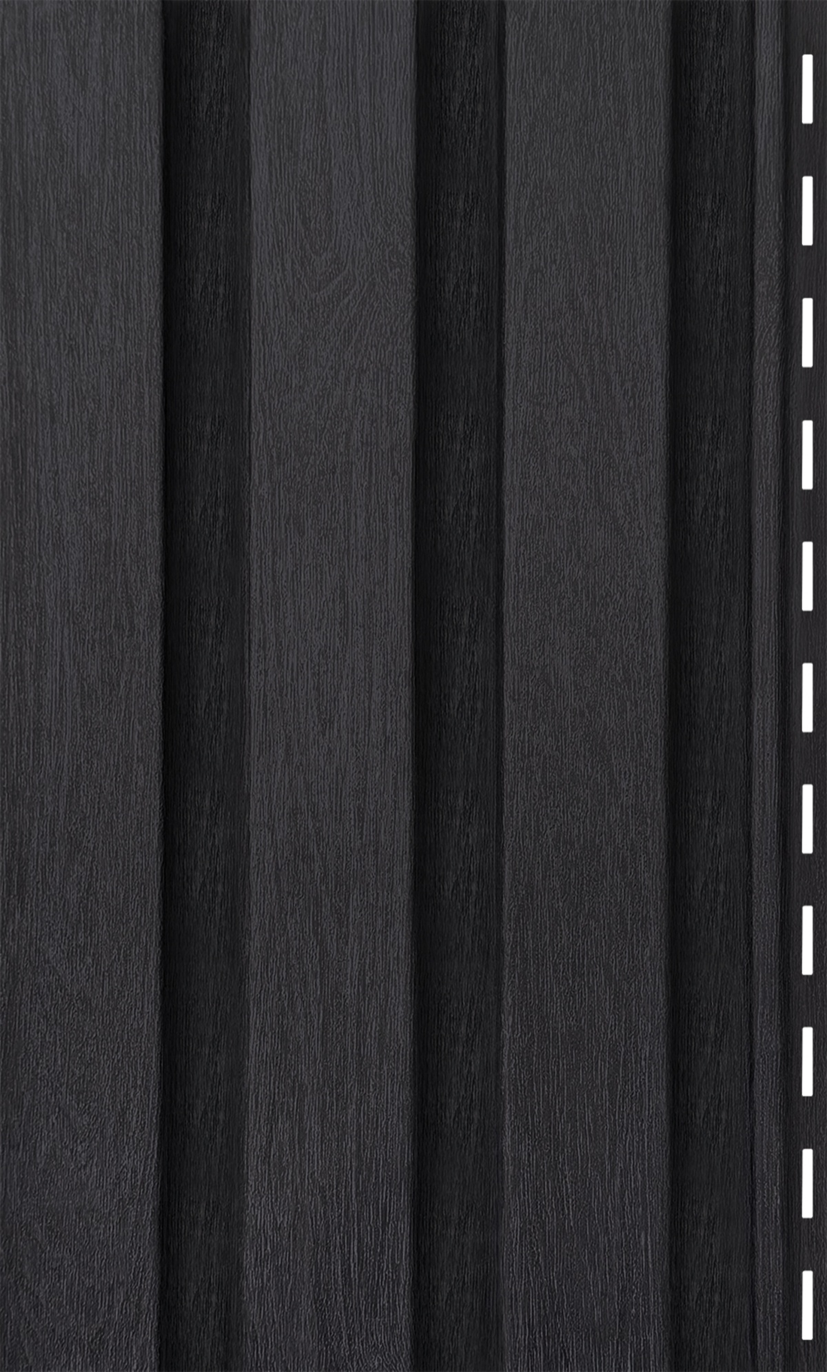 Сайдинг виниловый Timberblock РЕЙКА ФАСАДНАЯ угольный